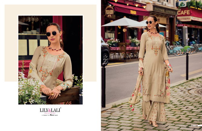 Riwaaz Vol 6 By Lily And Lali Designer Kurti With Bottom Dupatta Wholesale Price In Surat
